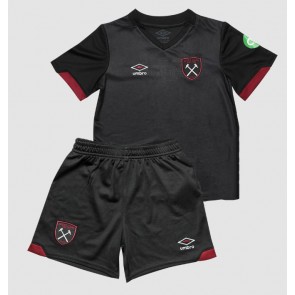 West Ham United Gostujuci Dres za Dječji 2024-25 Kratak Rukavima (+ kratke hlače)